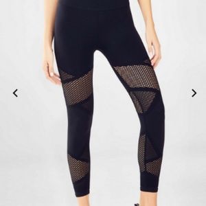 NWT FABLETICS Mosaic High Waisted 7/8 Leggings XL
